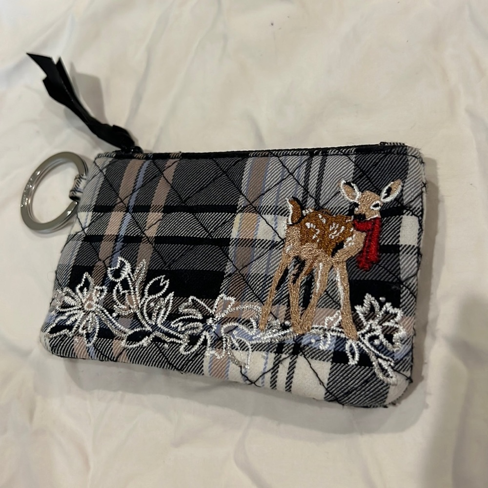Winter Themed Vera Bradley wallet, keychain, coin purse..sweet winter theme..